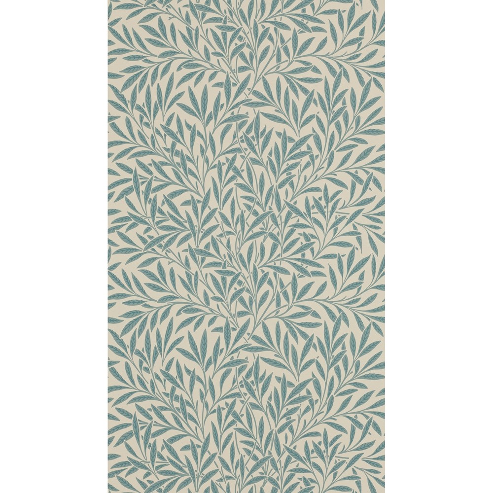 Willow Leaf Wallpaper 210382 by Morris & Co in Slate Grey